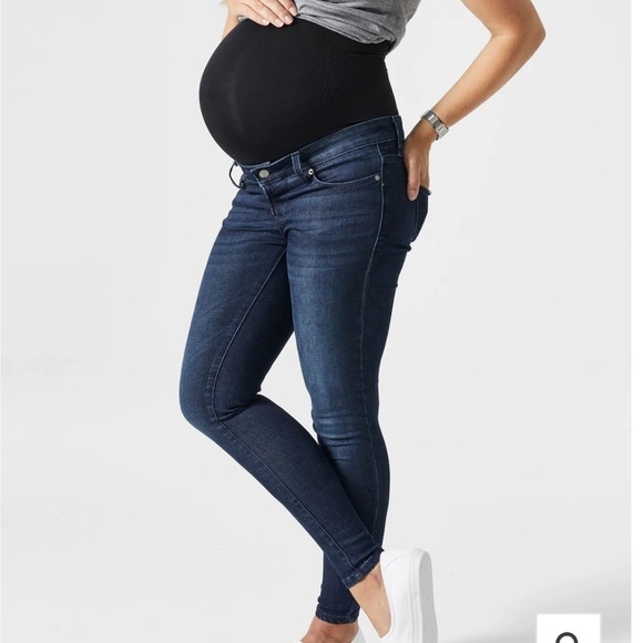 BLANQI DENIM Maternity Belly Support Skinny Jeans - Picture 1 of 11